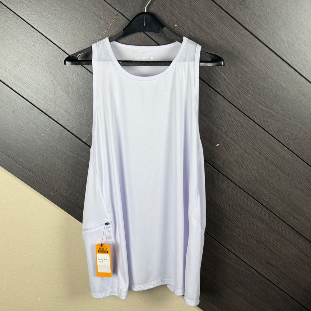 Carhartt Force Women's 3XL Relaxed Fit Sleeveless Performance Tank Lavender NWT